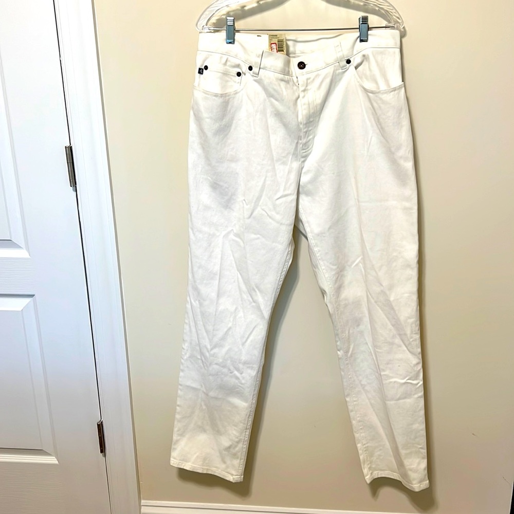 Ralph Lauren Women’s White Jeans / Stretch Classic Fit / Brand NWT / Size 14